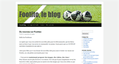 Desktop Screenshot of blog.footito.fr