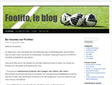 Tablet Screenshot of blog.footito.fr